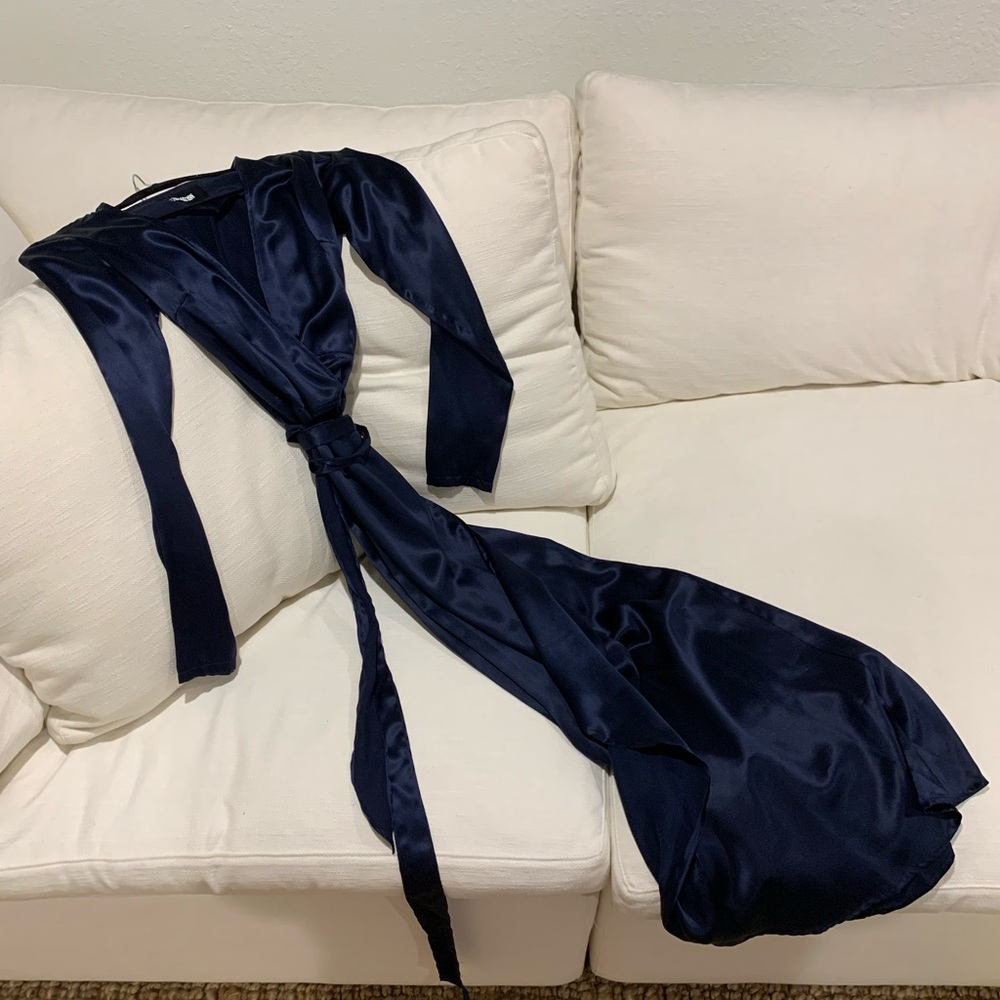 SOLD Reformation Marni Silk Wrap Dress - Picture 2 of 7